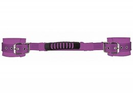 Adjustable Leather Handcuffs - Purple Boss of toys