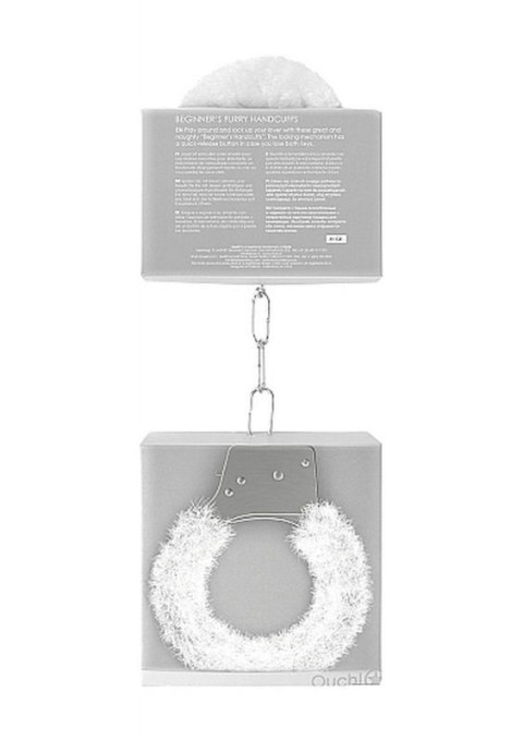 Beginner""s Handcuffs Furry - White Beginner""s Handcuffs Furry - White