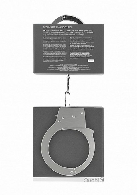 Beginner""s Handcuffs - Metal Beginner""s Handcuffs - Metal