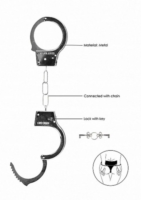 Beginner""s Handcuffs - Metal Beginner""s Handcuffs - Metal
