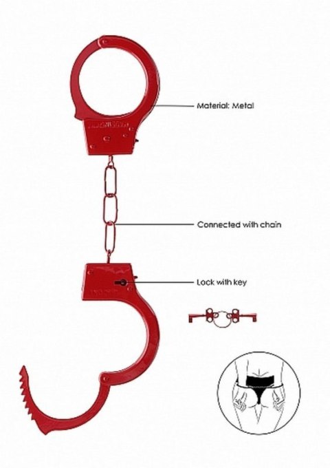 Beginner""s Handcuffs - Red Beginner""s Handcuffs - Red