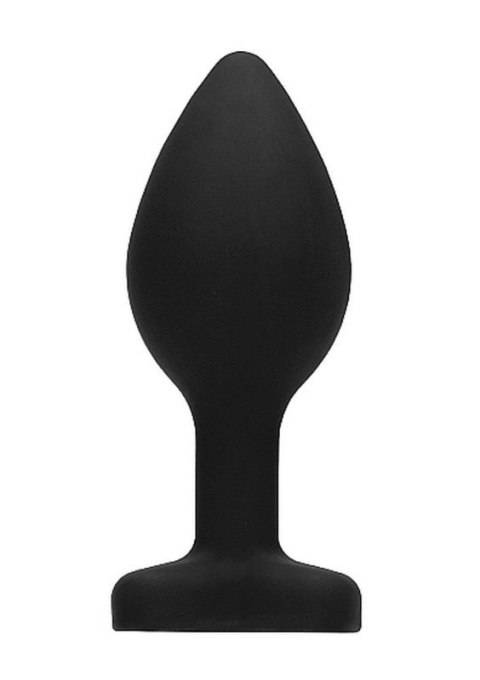 Diamond Heart Butt Plug - Large - Black Diamond Heart Butt Plug - Large - Black