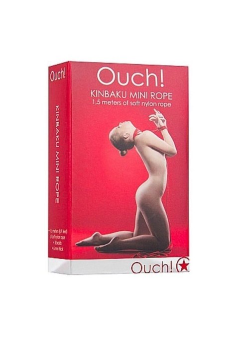 Kinbaku Mini Rope - 1,5m - Red Kinbaku Mini Rope - 1,5m - Red
