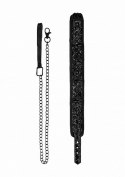Luxury Collar with Leash - Black