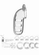 Model 06 - Chastity - 5.5"" - Cock Cage - Transparent
