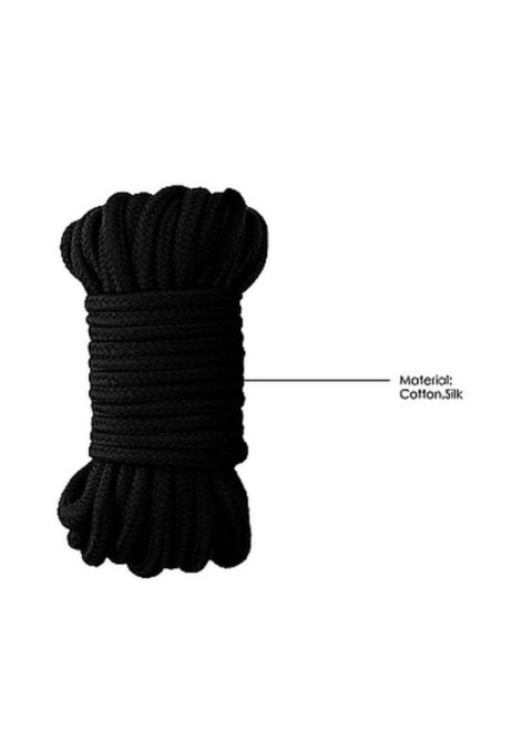 Thick Bondage Rope - 10 meter - Black Thick Bondage Rope - 10 meter - Black