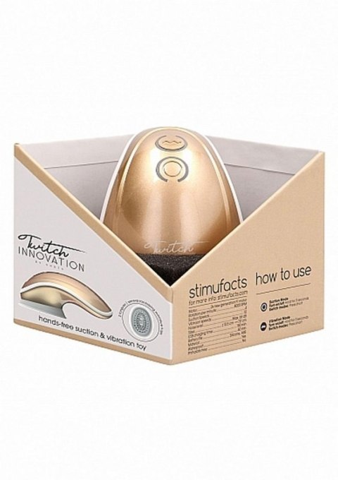 Twitch Hands - Free Suction & Vibration Toy - Gold Twitch Hands - Free Suction & Vibration Toy - Gold