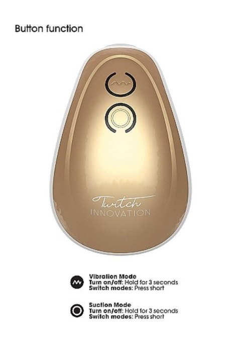 Twitch Hands - Free Suction & Vibration Toy - Gold Twitch Hands - Free Suction & Vibration Toy - Gold