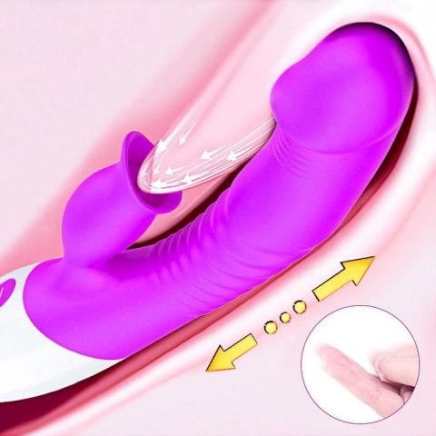 Wibrator-Silicon, Vibrator 7 Function and Heating Mode, Purple Wibrator-Silicon, Vibrator 7 Function and Heating Mode, Purple