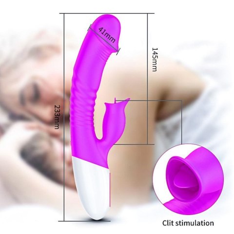 Wibrator-Silicon, Vibrator 7 Function and Heating Mode, Purple Wibrator-Silicon, Vibrator 7 Function and Heating Mode, Purple