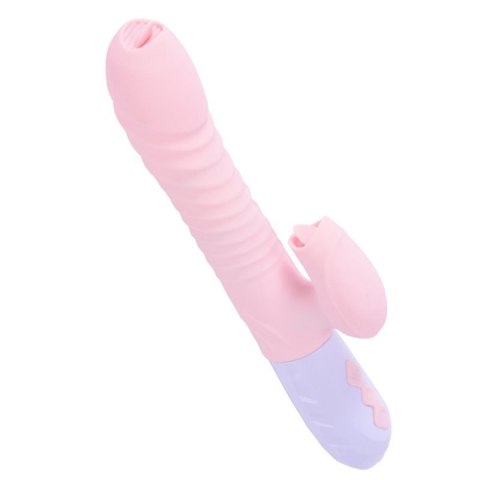Wibrator-Silicone Vibrator USB 7 Function and Thrusting Function / Heating, pink Wibrator-Silicone Vibrator USB 7 Function and Thrusting Function / Heating, pink
