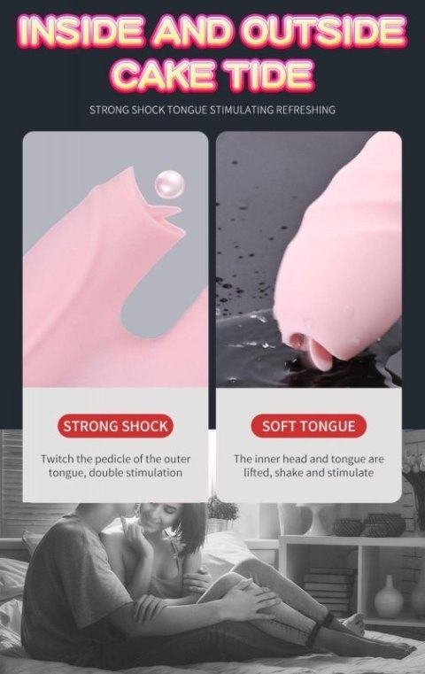 Wibrator-Silicone Vibrator USB 7 Function and Thrusting Function / Heating, pink Wibrator-Silicone Vibrator USB 7 Function and Thrusting Function / Heating, pink