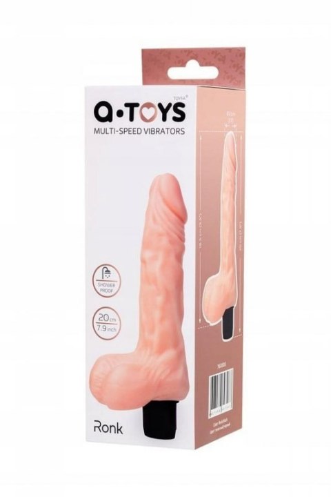 A-TOYS, Realistic Multi-Speed vibrator,, TPE, vibration modes, 14cm A-TOYS, Realistic Multi-Speed vibrator,, TPE, vibration modes, 14cm