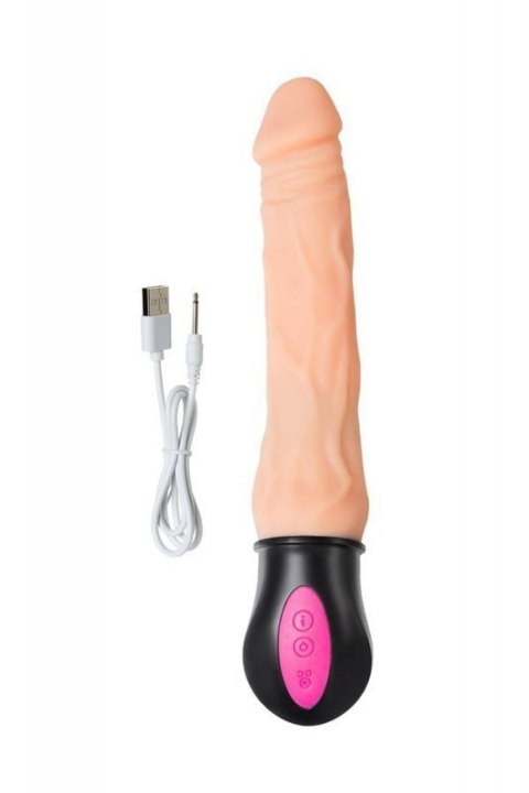 A-TOYS Vibrator with heating TPE 12 speeds bendable rechargble A-TOYS Vibrator with heating TPE 12 speeds bendable rechargble