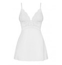 Bielizna-810-BAB-2 babydoll i stringi biała L/XL
