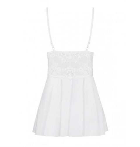 Bielizna-810-BAB-2 babydoll i stringi biała L/XL Bielizna-810-BAB-2 babydoll i stringi biała L/XL
