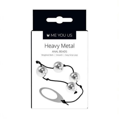 Kulki- Me You Us Heavy Metal Anal Beads Silver Kulki- Me You Us Heavy Metal Anal Beads Silver