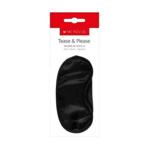 Maska- Me You Us Tease And Please Padded Blindfold Black Maska- Me You Us Tease And Please Padded Blindfold Black