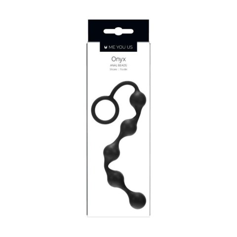 Plug/kulki-Onyx Silicone Anal Beads Plug/kulki-Onyx Silicone Anal Beads