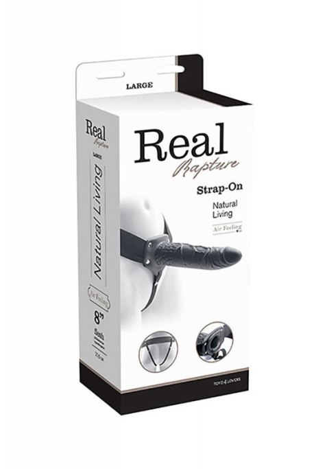 Proteza-FALLO STRAP ON CAVO REAL RAPTURE 8 BLACK Proteza-FALLO STRAP ON CAVO REAL RAPTURE 8 BLACK