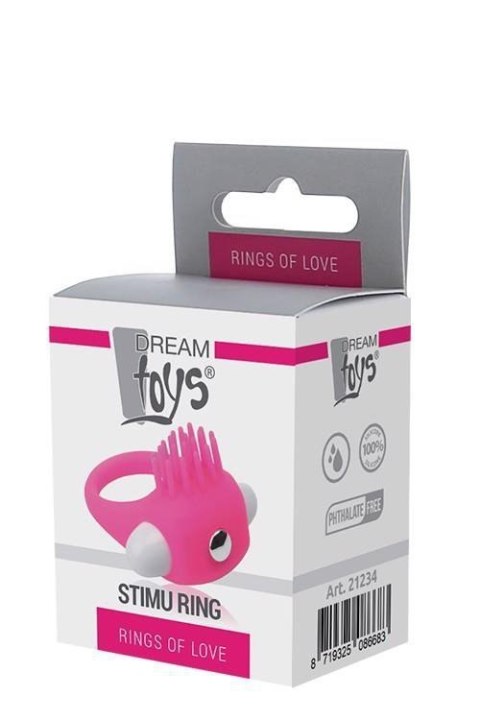 RINGS OF LOVE SILICONE STIMU RING PINK RINGS OF LOVE SILICONE STIMU RING PINK
