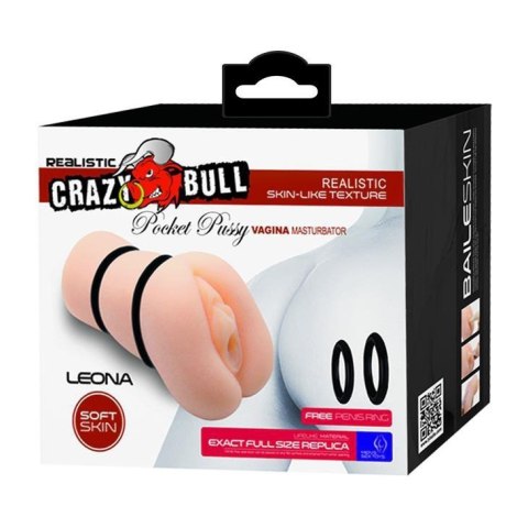 CRAZY BULL -LEONA, Pocket Pussy vagina CRAZY BULL -LEONA, Pocket Pussy vagina