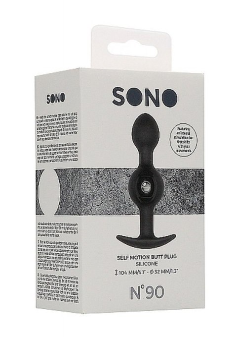 N0. 90 - Self Penetrating Butt Plug - Black N0. 90 - Self Penetrating Butt Plug - Black