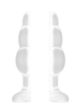 No.49 - Small Hollow Tunnel Butt Plug - 3 Inch - Translucent