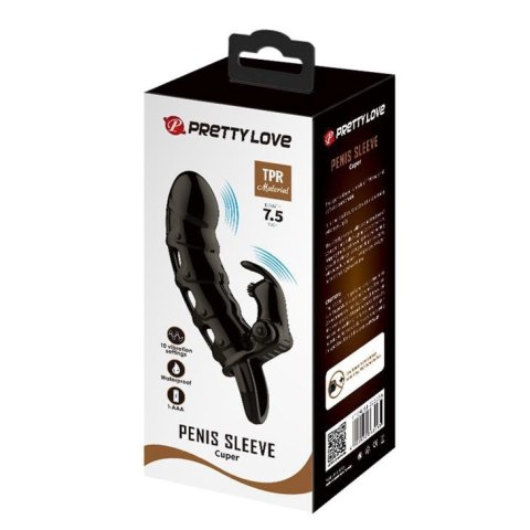 PRETTY LOVE -Cuper PENIS SLEEVE, 10 vibration functions PRETTY LOVE -Cuper PENIS SLEEVE, 10 vibration functions