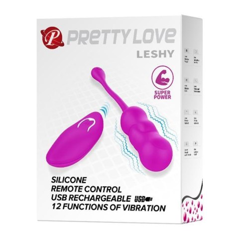 PRETTY LOVE -LESHY, 12 vibration functions Wireless remote control PRETTY LOVE -LESHY, 12 vibration functions Wireless remote control
