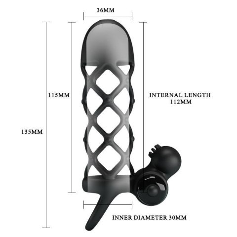 PRETTY LOVE -PENIS SLEEVE I, 10 vibration functions PRETTY LOVE -PENIS SLEEVE I, 10 vibration functions