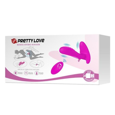 PRETTY LOVE -REMOTE CONTROL MASSAGER, 12 vibration functions Wireless remote control PRETTY LOVE -REMOTE CONTROL MASSAGER, 12 vibration functions Wireless remote control