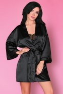 Szlafrok Dorettela LC 90394 Black Beauty Onyx Collection Black Czarny LivCo Corsetti Fashion rozmiar - S/M CZARNY