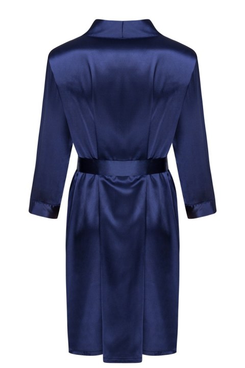 Szlafrok Edelina Navy Blue LC 90520 Est Belle Collection Blue Granatowy LivCo Corsetti Fashion rozmiar - XL GRANATOWY Szlafrok Edelina Navy Blue LC 90520 Est Belle Collection Blue Granatowy LivCo Corsetti Fashion rozmiar - XL GRANATOWY