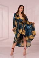 Szlafrok Handis Aquareel Collection Print LivCo Corsetti Fashion rozmiar - ONE SIZE MULTICOLOR