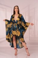 Szlafrok Handis Aquareel Collection Print LivCo Corsetti Fashion rozmiar - ONE SIZE MULTICOLOR
