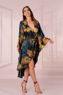 Szlafrok Handis Aquareel Collection Print LivCo Corsetti Fashion rozmiar - ONE SIZE MULTICOLOR