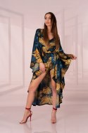 Szlafrok Handis Aquareel Collection Print LivCo Corsetti Fashion rozmiar - ONE SIZE MULTICOLOR