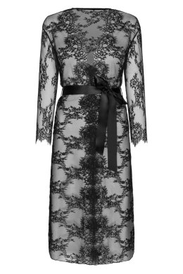 Szlafrok Mostina Licorin Collection Black Czarny LivCo Corsetti Fashion rozmiar - S/M BLACK