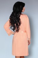 Szlafrok Natela LC 90381-1 Kore Peach Collection Pink Różowy LivCo Corsetti Fashion rozmiar - L/XL BRZOSKWINIOWY