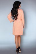 Szlafrok Natela LC 90381-1 Kore Peach Collection Pink Różowy LivCo Corsetti Fashion rozmiar - L/XL BRZOSKWINIOWY