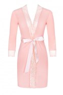 Szlafrok Natela LC 90381-1 Kore Peach Collection Pink Różowy LivCo Corsetti Fashion rozmiar - L/XL BRZOSKWINIOWY