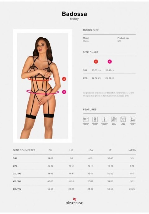 Bielizna-Badossa body otwarte L/XL Bielizna-Badossa body otwarte L/XL