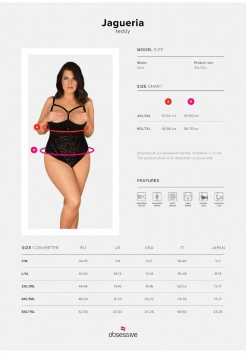 Bielizna-Jagueria body otwarte 4XL/5XL Bielizna-Jagueria body otwarte 4XL/5XL