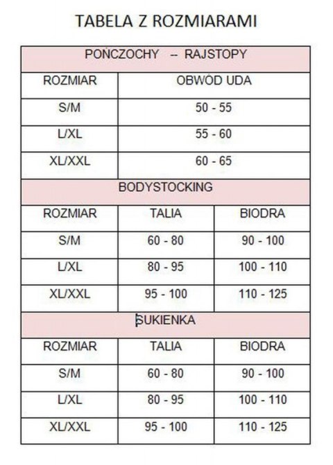 Bielizna-Rajstopy Czarne ROXY L/XL """"Amani"""" Bielizna-Rajstopy Czarne ROXY L/XL """"Amani""""