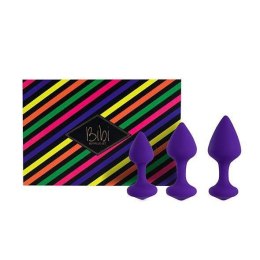 FeelzToys - Bibi Butt Plug Set 3 pcs Purple Boss of toys