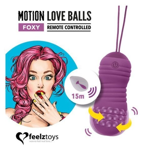 FeelzToys - Remote Controlled Motion Love Balls Foxy FeelzToys - Remote Controlled Motion Love Balls Foxy