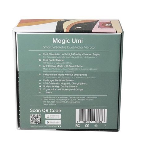 Magic Motion - Umi Smart Wearable Dual Motor Vibrator Magic Motion - Umi Smart Wearable Dual Motor Vibrator