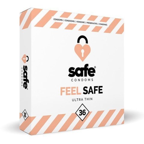 SAFE - Condoms Feel Safe Ultra Thin (36 pcs) SAFE - Condoms Feel Safe Ultra Thin (36 pcs)