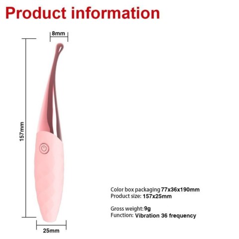 Stymulator-Nana Orgasmic Vibrator -Pink Stymulator-Nana Orgasmic Vibrator -Pink